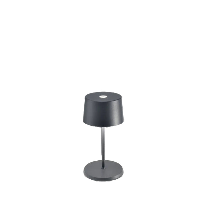 Olivia Pro Mini Table Lamp Ø.110X220Mm. Matt Dark Grey 2,2W Led 130-150Lm. No Plug