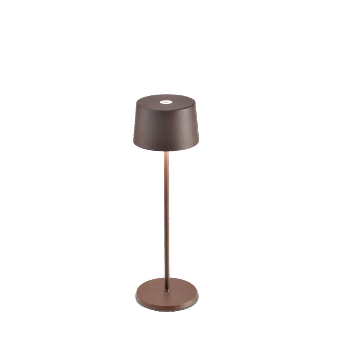 Olivia Pro Table Lamp Ø.110X350Mm. Painted Matt Rust 2,2W Led 130-150Lm. No Plug