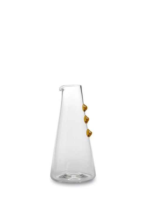Petoni Carafe Transparent/Golden Yellow Ø.122x250mm. CL.125