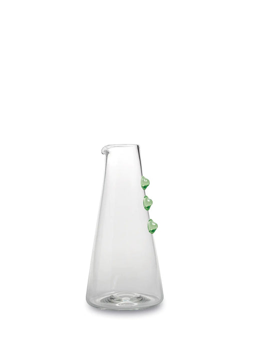 Petoni Carafe Transparent/Green Ø.122x250mm. CL.125