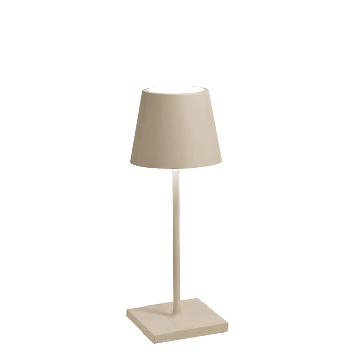 Poldina Mini Pro Table Lamp Ø.111X300Mm. Matt Sand 2,2W Led 185/203Lm. No Plug