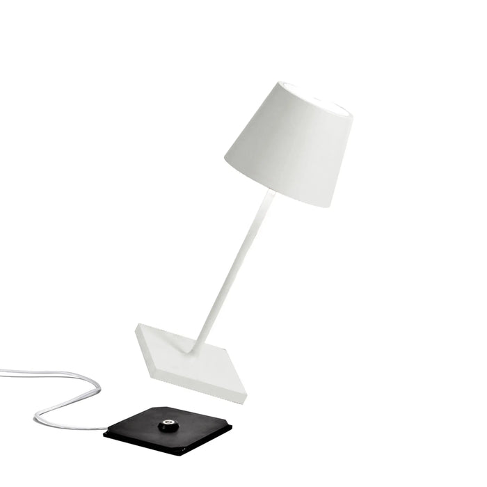 Poldina Mini Pro Table Lamp Ø.111X300Mm. Matt White 2,2W Led 185/203Lm. No Plug