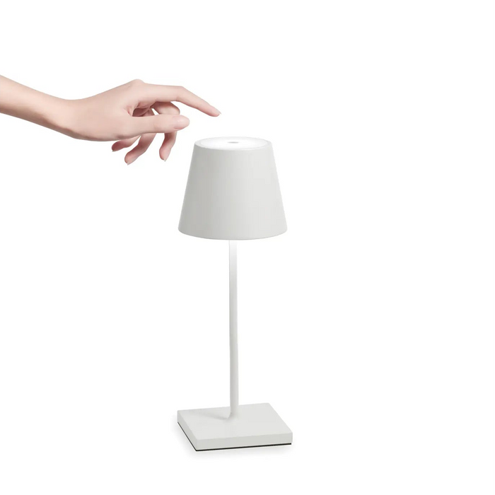 Poldina Mini Pro Table Lamp Ø.111X300Mm. Matt White 2,2W Led 185/203Lm. No Plug