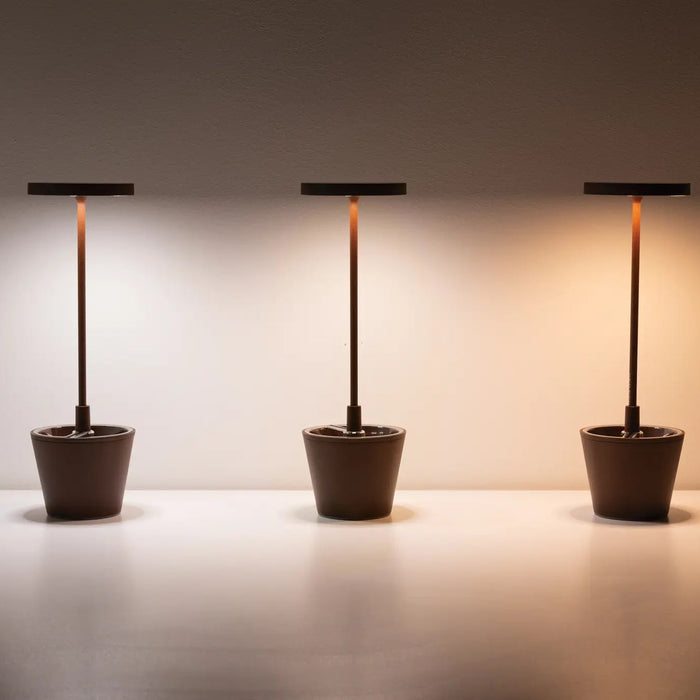 Poldina Reverso Table Lamp Corten Ø 11 X 35 Cm