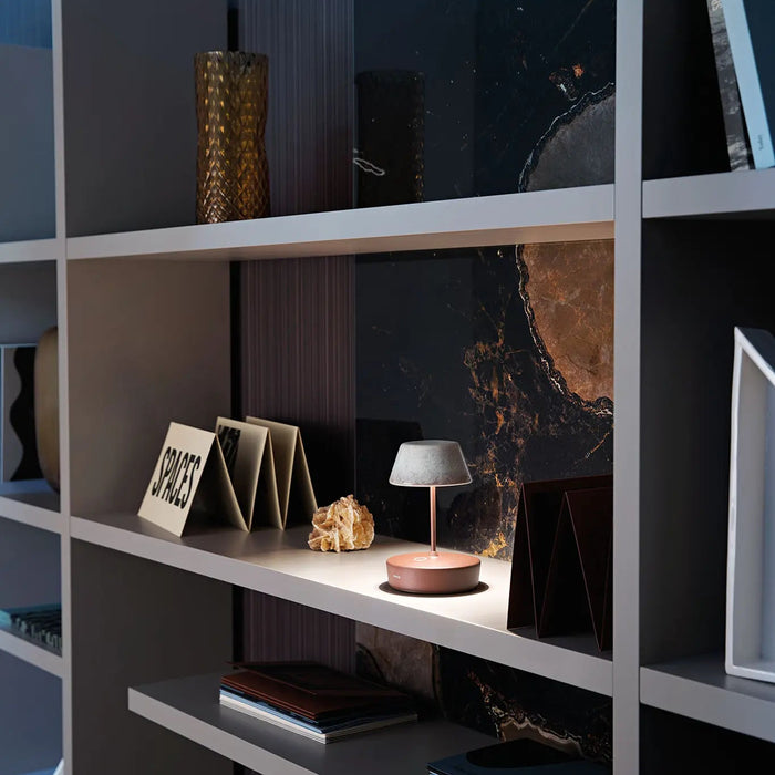 Swap Mini Table Lamp Ø.100X148Mm. Rust 2,0W Led 22/27/30K- 5Vdc Max 2A-Ip65 Type-C No Plug