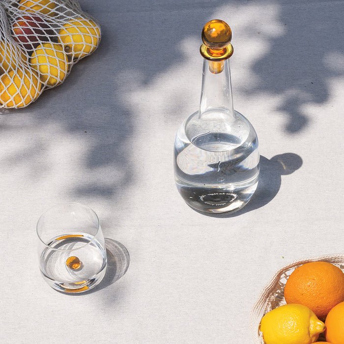 Bilia Bottle Transparent, Cap Golden Yellow