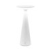 White outdoor lamp on a green background