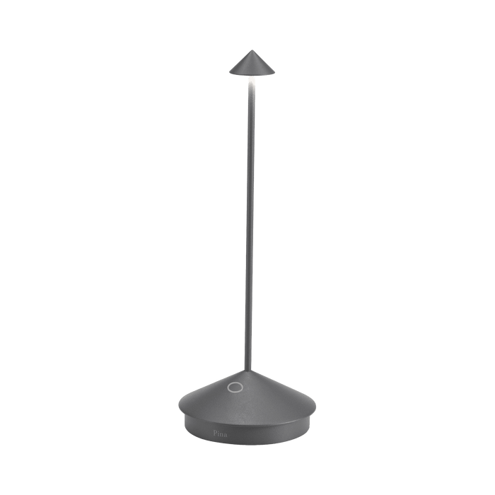 Dark gray outdoor lamp on a transparent background