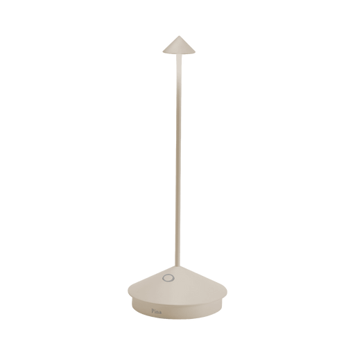 White LED desk lamp on a transparent background