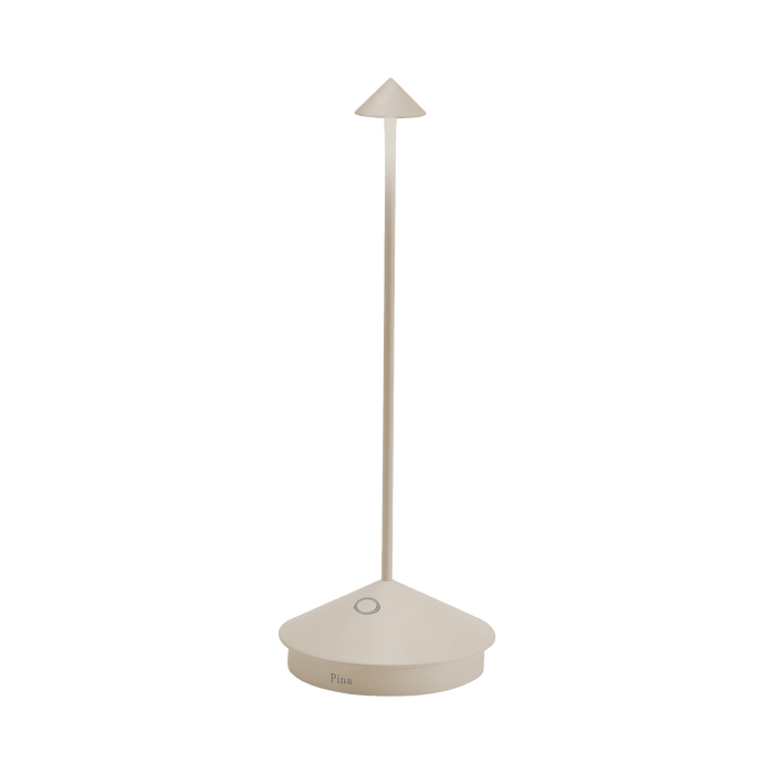 White LED desk lamp on a transparent background