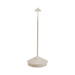 White LED desk lamp on a transparent background