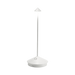 White LED desk lamp on a transparent background
