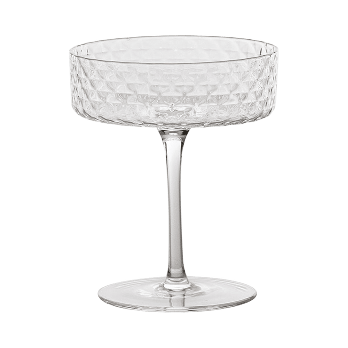Veneziano Mixology Champagne Goblet Clear