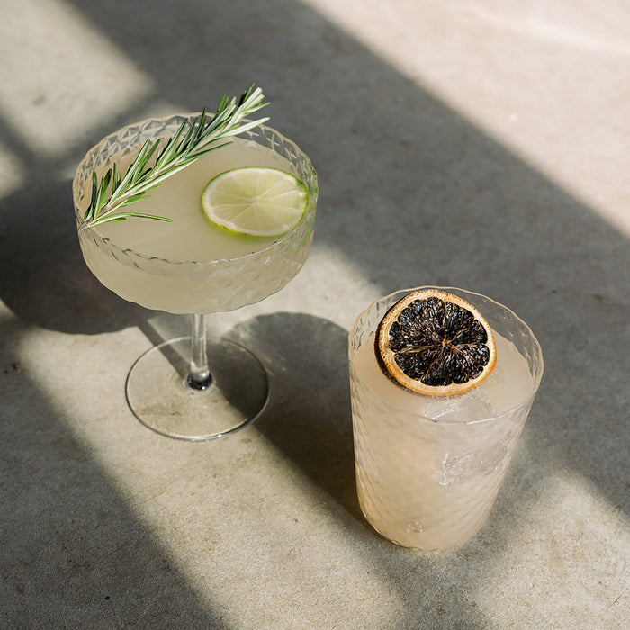 Veneziano Mixology Tumbler Clear B Living