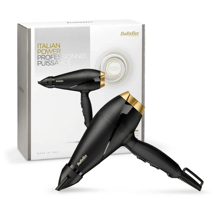 BaByliss Hair Dryer | 6mm Nozzle | Black | BAB6704SDE