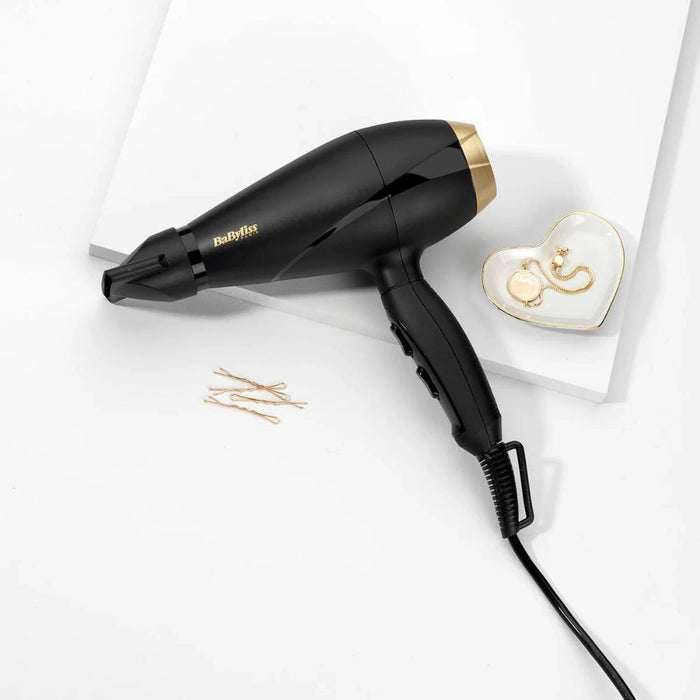BaByliss Hair Dryer | 6mm Nozzle | Black | BAB6704SDE