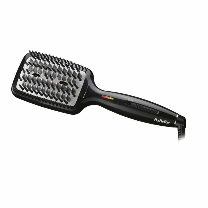 BaByliss Hair Straightening Styling Brush | Black | BABHSB101SDE