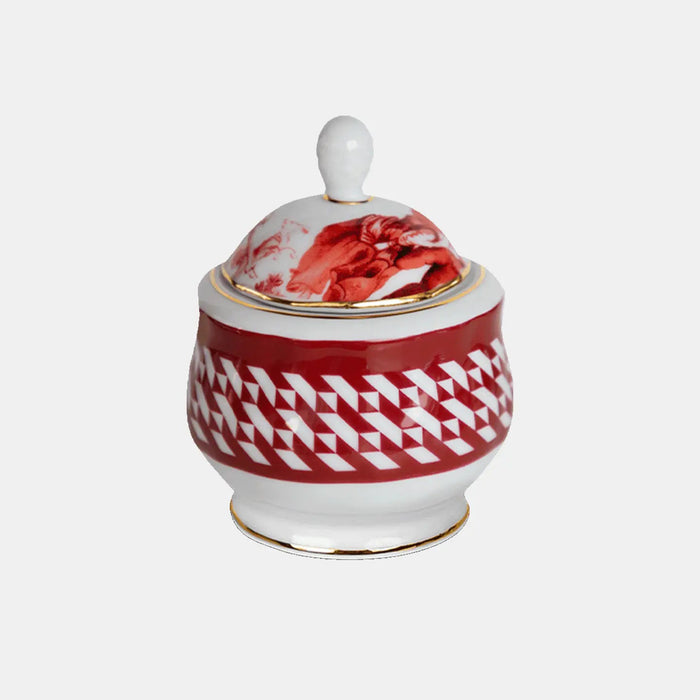 Sugar Bowl Porcelain Le Rouge