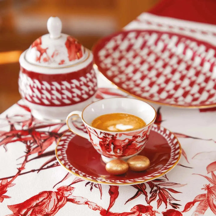 Sugar Bowl Porcelain Le Rouge