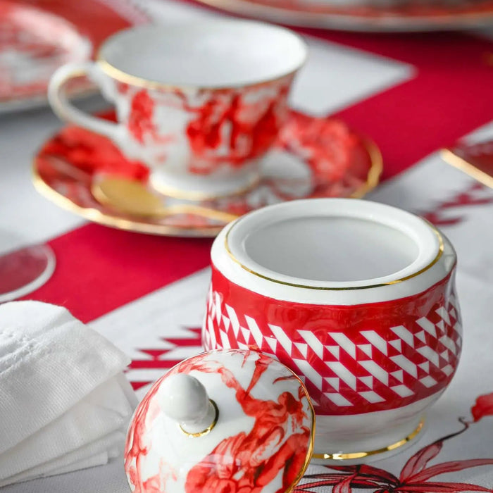 Sugar Bowl Porcelain Le Rouge