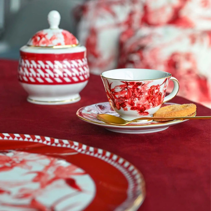 Sugar Bowl Porcelain Le Rouge