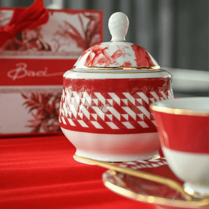 Sugar Bowl Porcelain Le Rouge