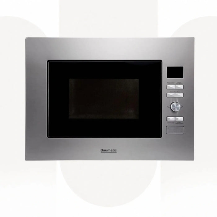 Baumatic BMEMWBI28SS | Built-In Microwave Oven 28L | Microwave & Grill | Made In Italy