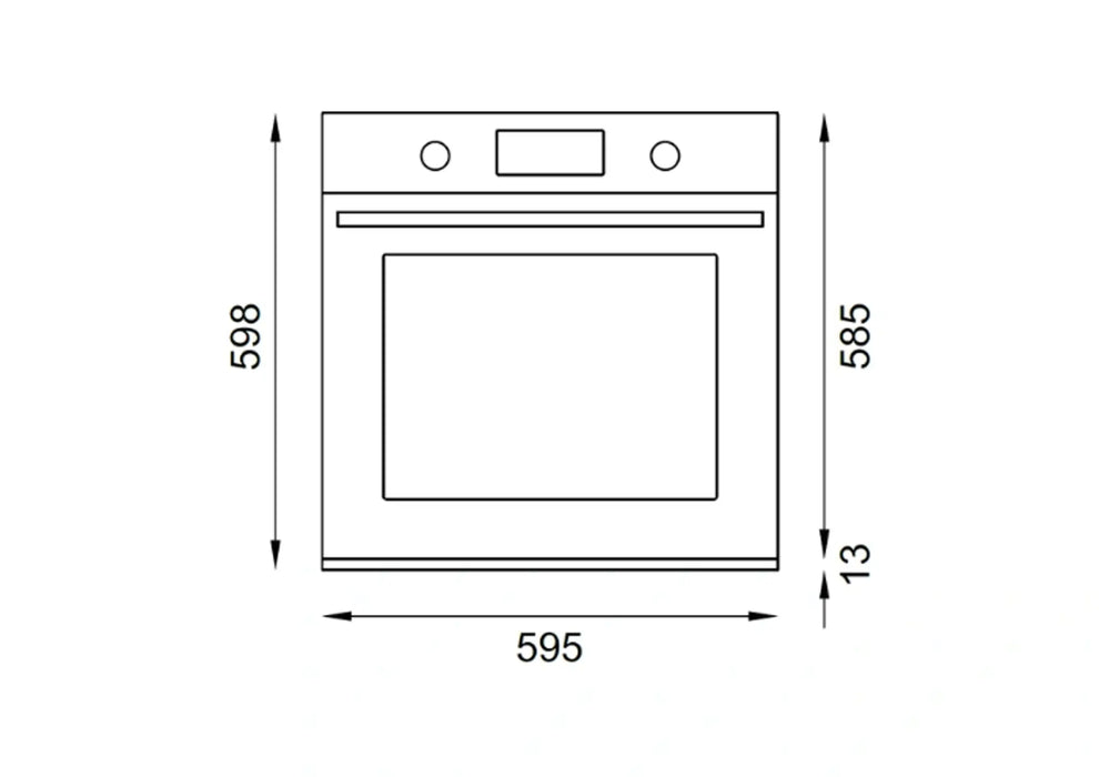 Bertazzoni F605MODEKXS | 60 CM Built-In Electric Oven | Modern Series 76L Multifunction Oven