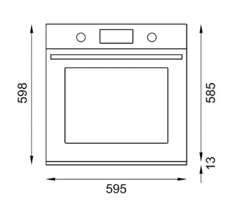Bertazzoni F605MODGKXS | 60 CM Built-In Gas Oven with Grill | 76L Modern Series Oven