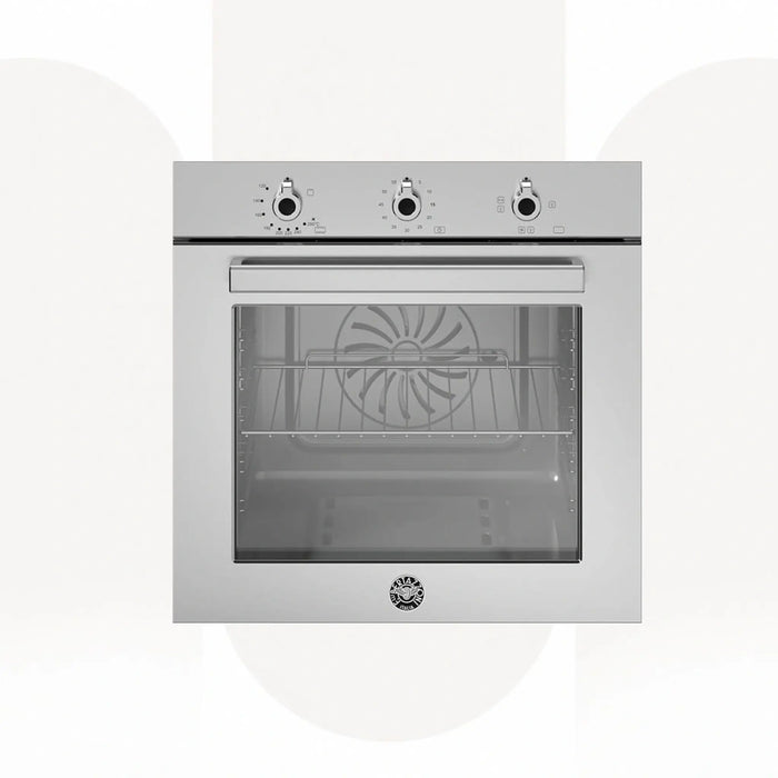Bertazzoni F605PROGKX | 60 CM Built-In Gas Oven with Gas Grill | Professional Series 76L Stainless Steel Oven