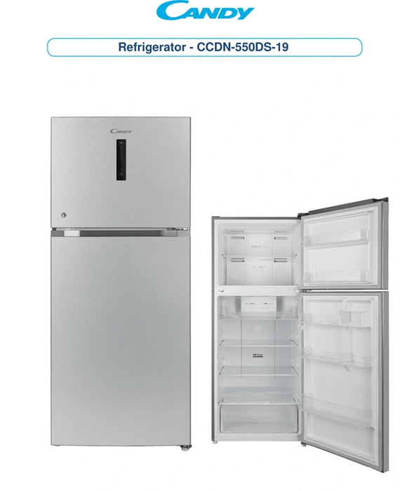Candy CCDNI-550DS-19 | Free Stand | Double Door Refrigerator | Made In China