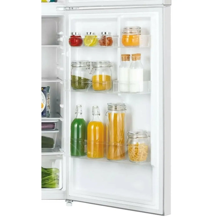 Candy CDG5T717EW Double Door Refrigerator with Free-Standing Freezer | 410L Capacity | White | Energy Class E | 168 cm Height
