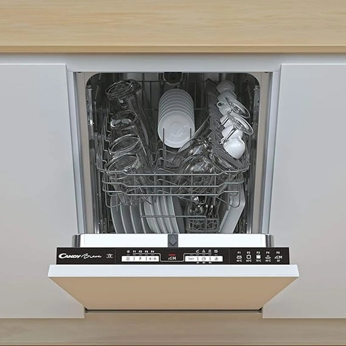 Candy CDIH1L949 | 45cm Slim Built-In Dishwasher | 9 Place Settings, Quick Wash, Delayed Start, Low Noise