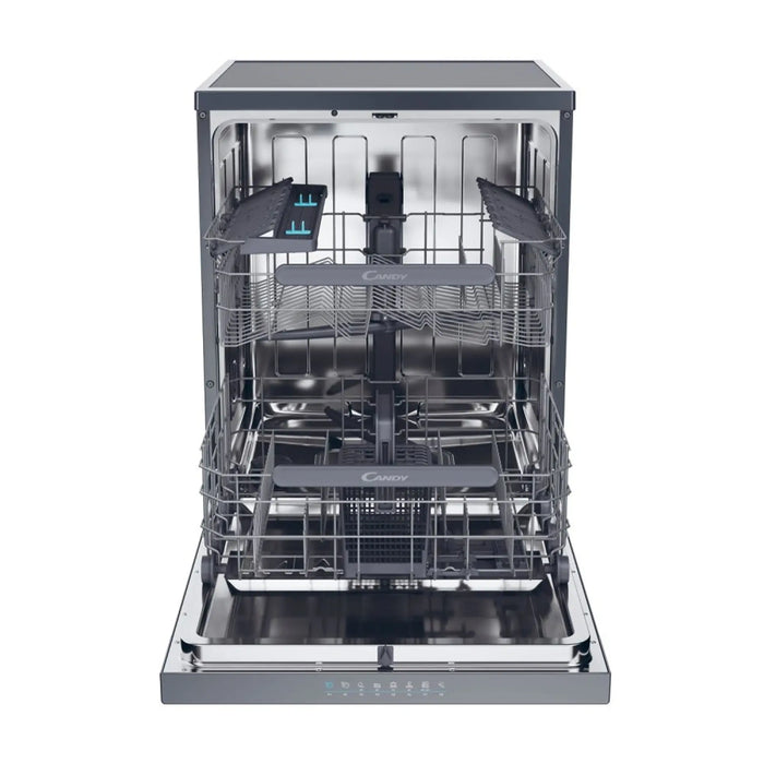 Candy CF5C6F0A-19 | Freestanding Dishwasher |15 Place Settings | Wi-Fi & Bluetooth, Auto Door Open | Anthracite Finish