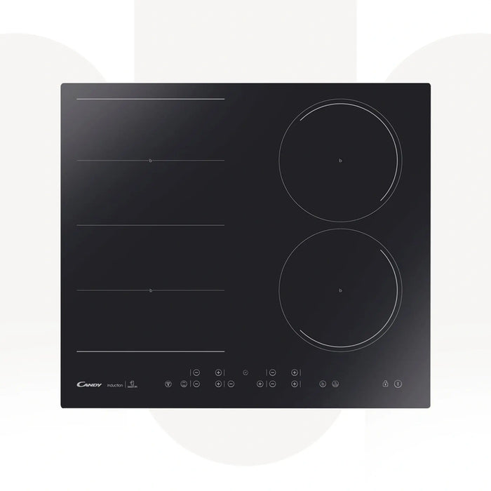 Candy CFIB636DVWIFI | 60 CM Built-In Induction Hob | 4 Zones, Touch Control, Smart-Fi Enabled | Made In China