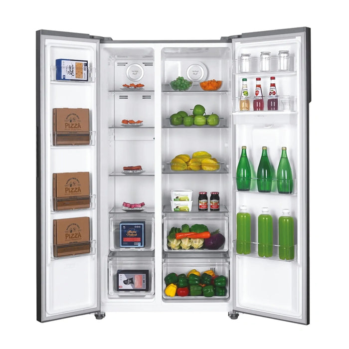 Candy CHSBSO6174XWD19 | Side-by-Side No Frost Refrigerator 518L | A++ Energy Efficient Freestanding Fridge Freezer