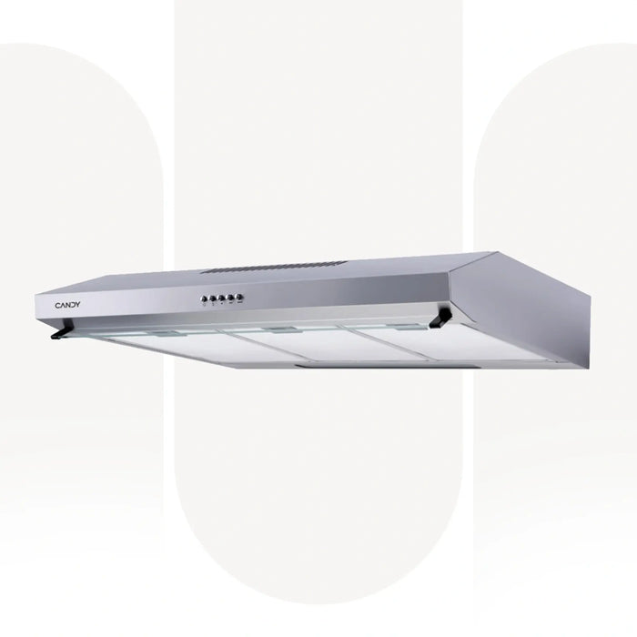 Candy CSD9MXGG | 90 CM Built In Cooker Hood | Stainless Steel, 3 Speed Mechanical Control