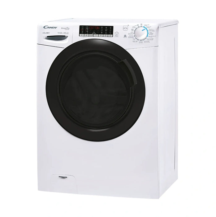 Candy CSOW4856TWMB-19 | Freestanding Washer Dryer | 8kg Wash & 5kg Dry | 1400 RPM | Wi-Fi + Bluetooth | Inverter Motor