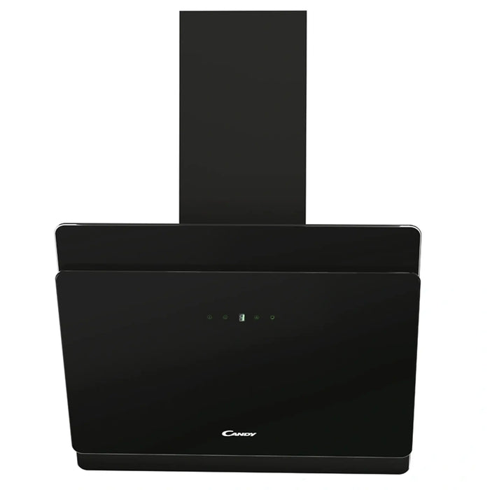 Candy CVMA60N | Decorative Glass Cooker Hood 60cm | 611m3/h, Touch Control | Black
