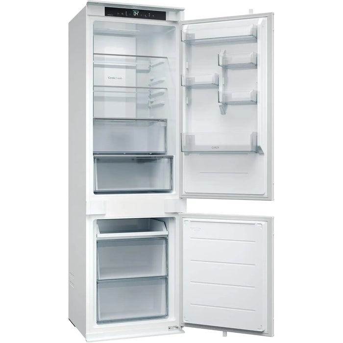 Candy ECNBQT3518E | 251L | Built-in Combi Integrated No Frost Refrigerator | White | Circle Fresh Technology