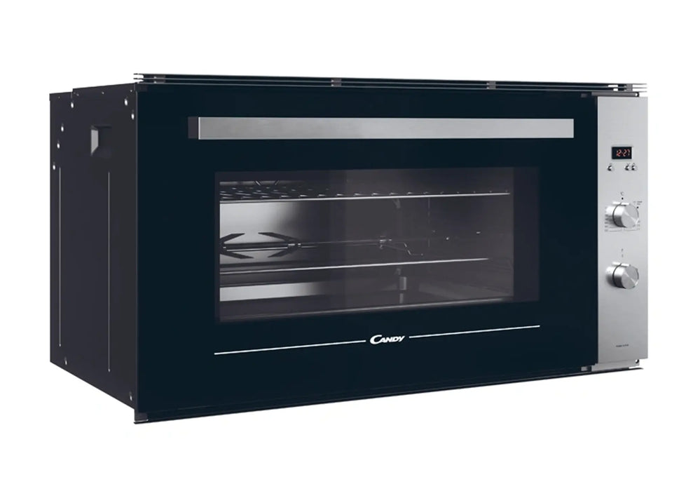Candy FCG942DLX-19 | 90CM Built-In Gas Oven with Gas Grill 74L | 4 Functions, Turnspit | Made in Italy