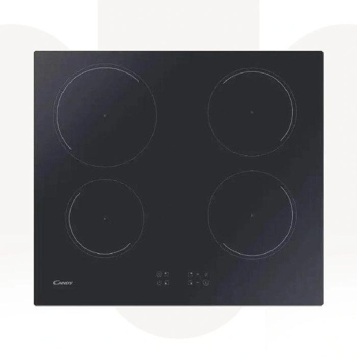 Candy OCDJ642K | 60 CM Built-In Ceramic Hob | 4 Zones, Touch Control, Black Glass | Made In Turkey
