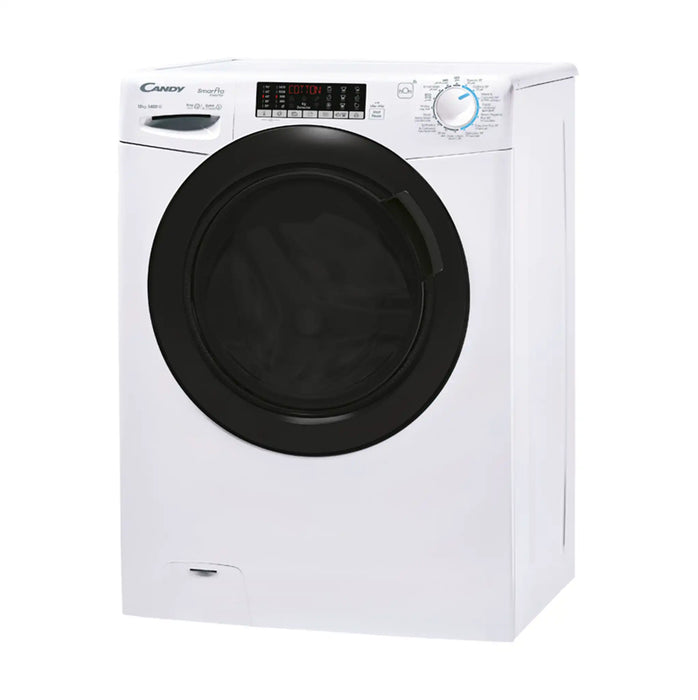 CANDY CSO4106TWMB-19 | 10KG Smart Pro Inverter Front loading washing machine | 1400 RPM, Steam Function | Freestanding | White