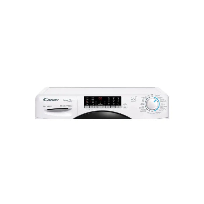 CANDY CSO4106TWMB-19 | 10KG Smart Pro Inverter Front loading washing machine | 1400 RPM, Steam Function | Freestanding | White