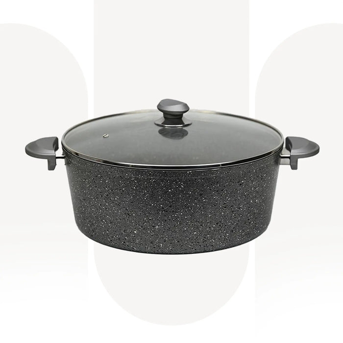 OMS 3110 | 34CM Granitec Non stick Casserole | Grey