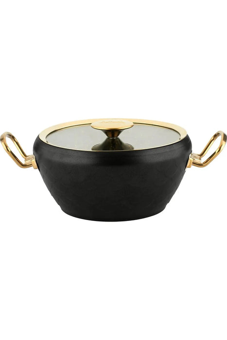 OMS 3541 | Sirena 9 Pcs Cookware Set | Black
