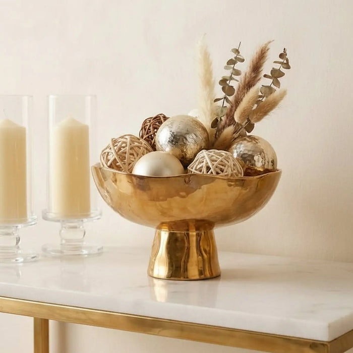 Moonlight Gold Footed Bowl