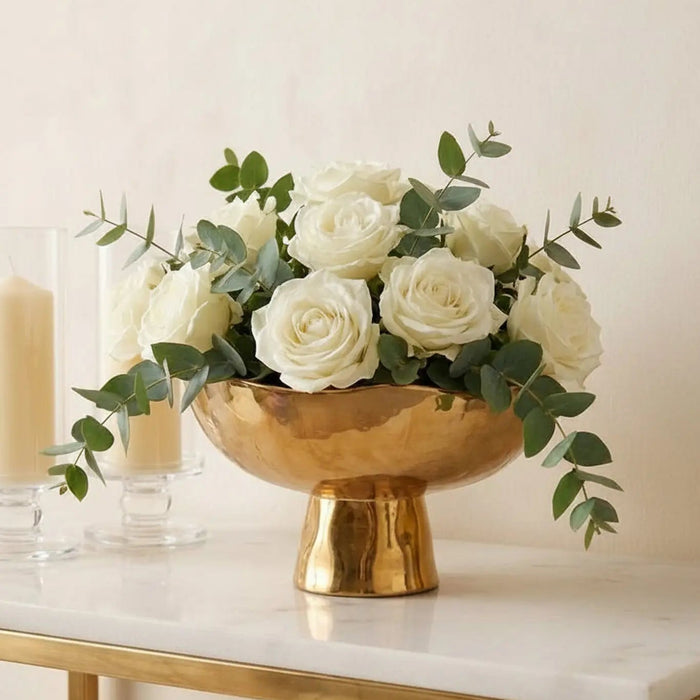 Moonlight Gold Footed Bowl