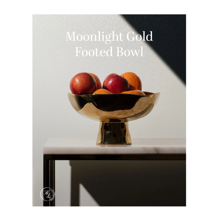Moonlight Gold Footed Bowl