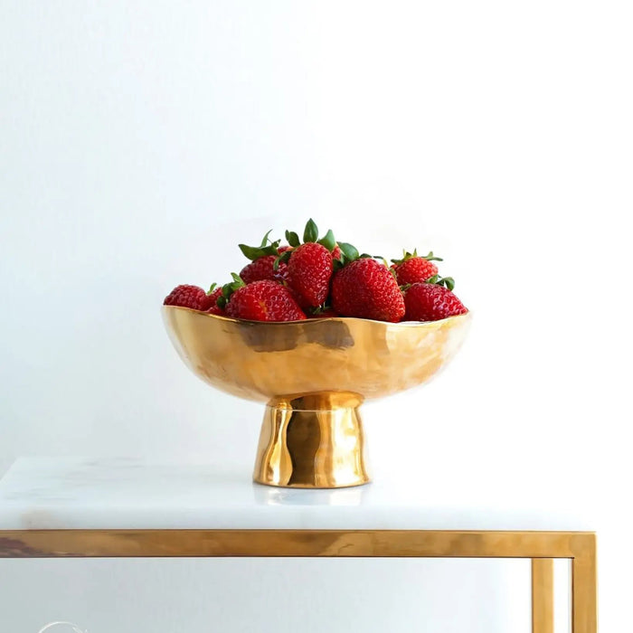 Moonlight Gold Footed Bowl